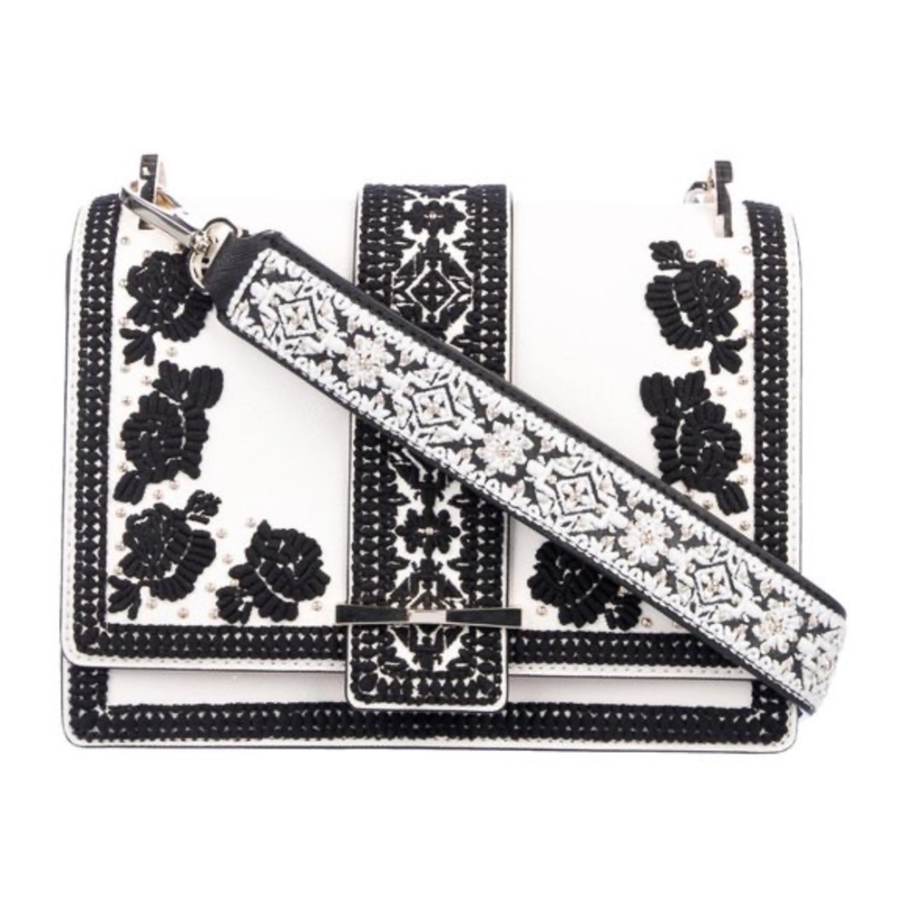 Kate Spade Cameron Street Marci White, Black Embroidery